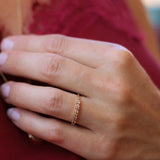 Mini Brigitte Ring with Chocolate Diamonds