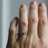 Anita Ring with Chocolate and Champagne Diamonds
