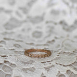 Astrid Vintage Diamond Band med Chokladdiamanter