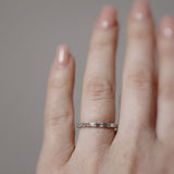 Minimalistic Baguette Diamond Band