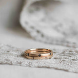 Ben Eternity Band med svarta diamanter