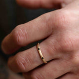 Ben Eternity Band med svarta diamanter