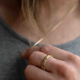 Ben Eternity Band med svarta diamanter
