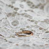Anita Ring with Chocolate and Champagne Diamonds