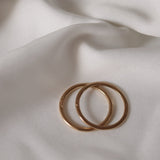 Super Thin Oval Goldie with Hidden Engraving