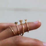 Jade Enough Ring with Champagne Diamonds
