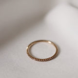 Jade Petite Ring with Champagne Diamonds