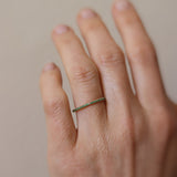 Jade Petite Ring with Emeralds