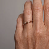 Jade Petite Ring with Chocolate Diamonds