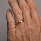 Jade Petite Ring with Chocolate Diamonds