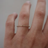 Jade Petite Ring with Champagne Diamonds