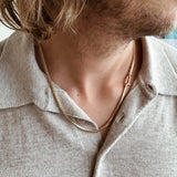 Kalle's Captain's Necklace (with the baby's first initial)