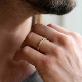 Logan Eternity Band med svarta diamanter