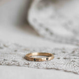Logan Eternity Band med svarta diamanter
