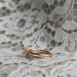 Low Set Diamond Solitaire Ring