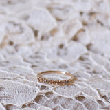 Mini Brigitte Ring with Chocolate Diamonds
