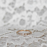 Minimalist Baguette Diamond Band - Top Covered