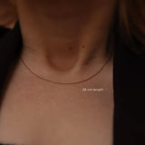 Bare Gold Necklace Chain (Standard Chain for our Short Necklaces)