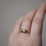 Nonna's Dome Ring with Dark Chocolate Diamonds