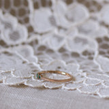 Vintage Style Mini Edith Ring with Emeralds (New model!)