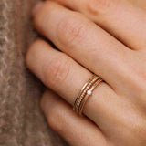Tiny Diamond Ring
