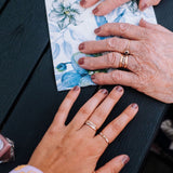 Hilda Ring with Emeralds and Diamonds