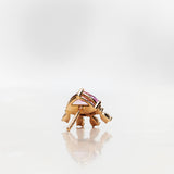 One-of-a-Kind Stud Earring with Light Pink Sapphire, Diamonds TWVS and Diamond Drops TWVS