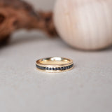 Sadeeh's Black Diamond Engagement Ring