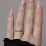 Amelia’s Minimalistic Baguette Brilliant Diamond Band - Top Covered