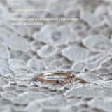 Astrid Top Covered Diamond Band - Mother's Ring