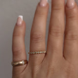 Astrid Top Covered Band with Champagne Diamonds