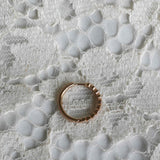 Astrid Vintage Diamond Hoop