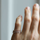 Amelia's Minimalistic Baguette Brilliant Band - Top Covered