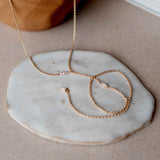 Barely There Diamond Thread Necklace