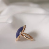 Judy's Night Sky Ring with Lapis Lazuli and Diamonds