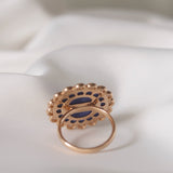 Judy's Night Sky Ring with Lapis Lazuli and Diamonds