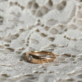 Donna's Dome Ring with Antique-Cut Diamond (Old Mine Cut) 