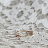 Edith Ring 0.47 CT with Champagne Diamonds