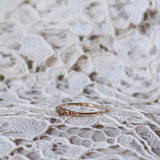 Elise Ring Ombré with Chocolate and Champagne Diamonds