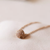 GAIA Diamond Glitter Globe Necklace