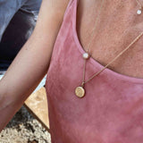 GAIA Diamond Glitter Globe Necklace
