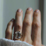 Mormors Ring med Vit Topas