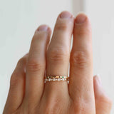 Hand Engraved Goldie with Emeralds