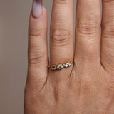 Finished: Pre-loved Brigitte Ring with Olive Green Sapphires