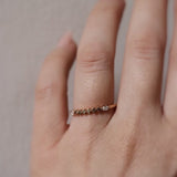 Finished: Idun Diamond Band with Chocolate Diamonds and Diamonds