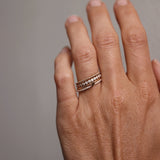 Jade Petite Ring with Chocolate Diamonds