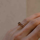 Mini Angel Ring med Champagnediamanter