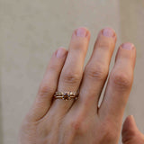 Mini Angel Ring med Champagnediamanter