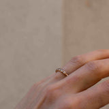 Mini Angel Ring med Champagnediamanter