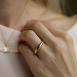 Minimalistisk Dome Ring